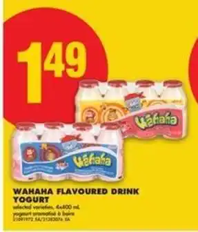 No Frills WAHAHA FLAVOURED DRINK YOGURT offer