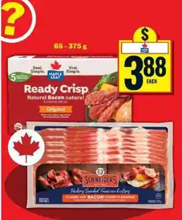 Food Basics Maple Leaf Ready Crisp & Schneiders Bacon offer