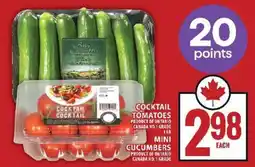 Food Basics Cocktail Tomatoes & Mini Cucumbers offer
