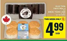 Food Basics Selection Swiss Rolls / Angel Food Cake offer