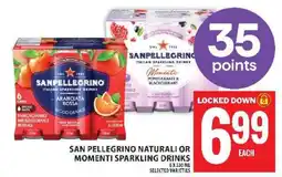 Food Basics SAN PELLEGRINO NATURALI OR MOMENTI SPARKLING DRINKS offer