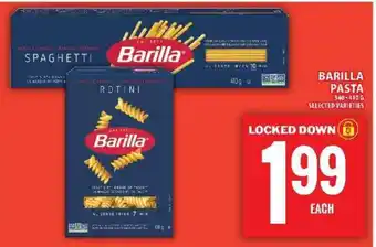 Food Basics Barilla Pasta offer