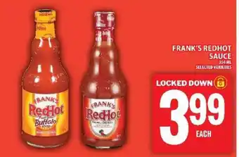 Food Basics Frank's RedHot Sauce offer