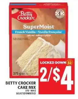Food Basics BETTY CROCKER CAKE MIX offer