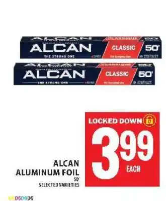 Food Basics ALCAN ALUMINUM FOIL offer