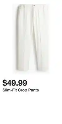 H&M Slim-Fit Crop Pants offer