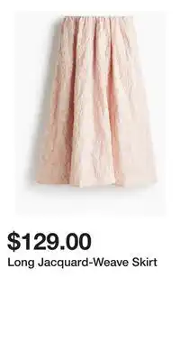 H&M Long Jacquard-Weave Skirt offer