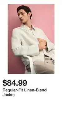 H&M Regular-Fit Linen-Blend Jacket offer