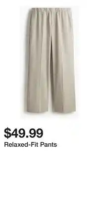 H&M Relaxed-Fit Pants offer