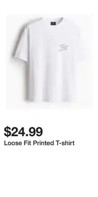 H&M Loose Fit Printed T-shirt offer