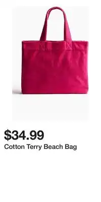 H&M Cotton Terry Beach Bag offer