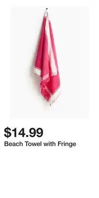 H&M Beach Towel with Fringe offer