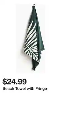 H&M Beach Towel with Fringe offer