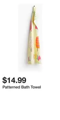 H&M Patterned Bath Towel offer