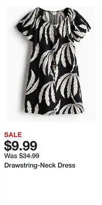 H&M Drawstring-Neck Dress offer