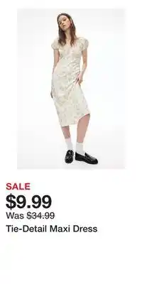 H&M Tie-Detail Maxi Dress offer