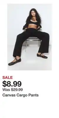 H&M Canvas Cargo Pants offer