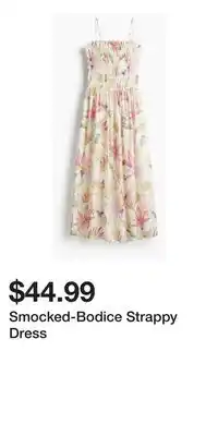 H&M Smocked-Bodice Strappy Dress offer