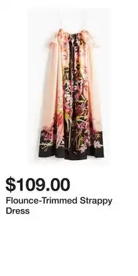 H&M Flounce-Trimmed Strappy Dress offer