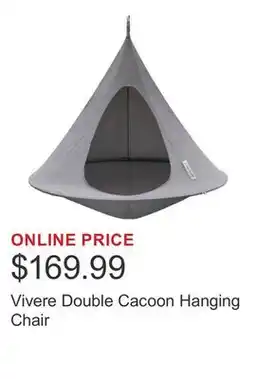 Costco Vivere Double Cacoon Hanging Chair offer