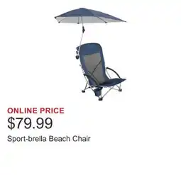 Costco Sport-brella Beach Chair offer