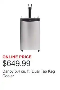 Costco Danby 5.4 cu. ft. Dual Tap Keg Cooler offer