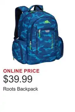 Costco Roots Backpack offer
