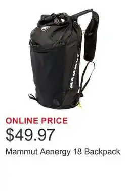 Costco Mammut Aenergy 18 Backpack offer
