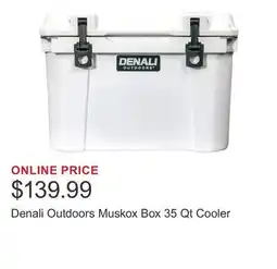 Costco Denali Outdoors Muskox Box 35 Qt Cooler offer
