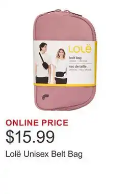 Costco Lolë Unisex Belt Bag offer