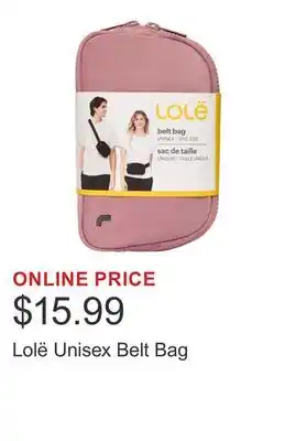 Costco Lolë Unisex Belt Bag offer