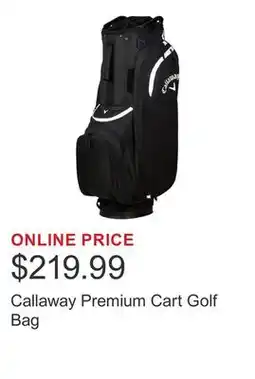Costco Callaway Premium Cart Golf Bag offer