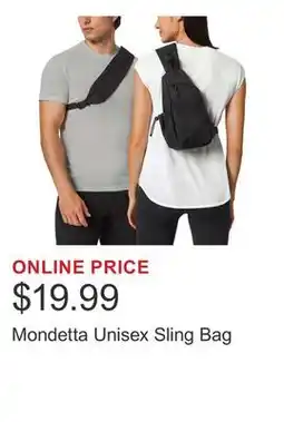 Costco Mondetta Unisex Sling Bag offer
