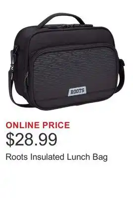 Costco Roots Insulated Lunch Bag offer