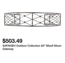 Bed Bath & Beyond SAFAVIEH Outdoor Collection 83 Mizell Moon Gateway offer
