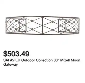 Bed Bath & Beyond SAFAVIEH Outdoor Collection 83 Mizell Moon Gateway offer