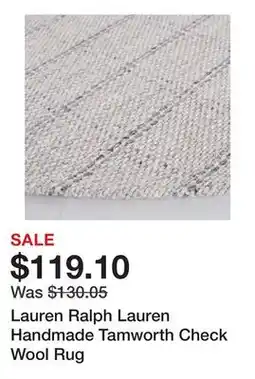 Bed Bath & Beyond Lauren Ralph Lauren Handmade Tamworth Check Wool Rug offer