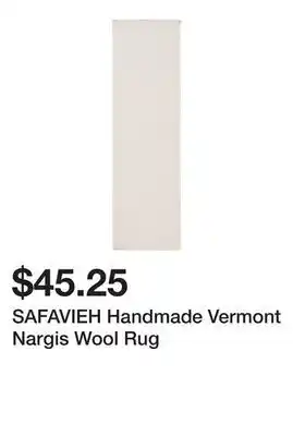 Bed Bath & Beyond SAFAVIEH Handmade Vermont Nargis Wool Rug offer