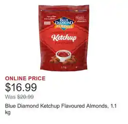 Costco Blue Diamond Ketchup Flavoured Almonds, 1.1 kg offer