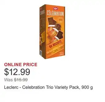 Costco Leclerc - Celebration Trio Variety Pack, 900 g offer