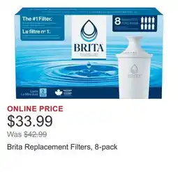 Costco Brita Replacement Filters, 8-pack offer