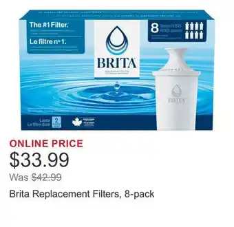 Costco Brita Replacement Filters, 8-pack offer