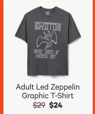 Joe Fresh Adult Led Zeppelin Graphic T-Shirt offer