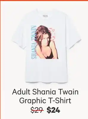 Joe Fresh Adult Shania Twain Graphic T-Shirt offer