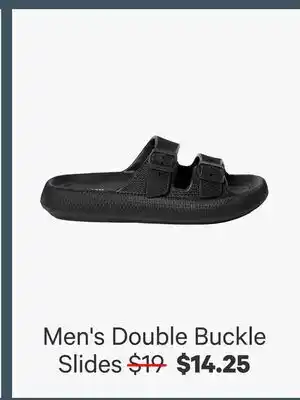 Joe Fresh Men's Double Buckle Slides offer