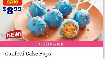 M & M Food Market Confetti Cake Pops offer