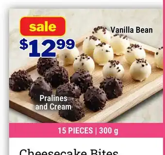 M & M Food Market Cheesecake Bites offer