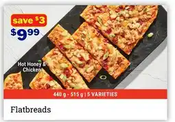 M & M Food Market Flatbreads Hot Honey & Chicken offer