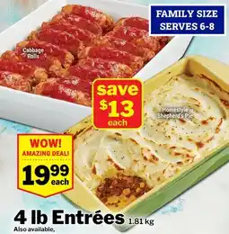 M & M Food Market 4 lb Entrées offer