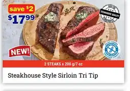 M & M Food Market Steakhouse Style Sirloin Tri Tip offer